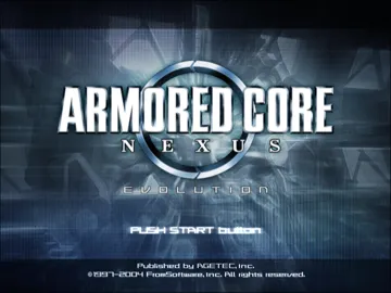 Armored Core - Nexus screen shot title